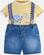 Mayoral Kids Set with Shorts Summer 2pcs Yellow