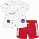 Mayoral Kids Set with Shorts Summer 2pcs White