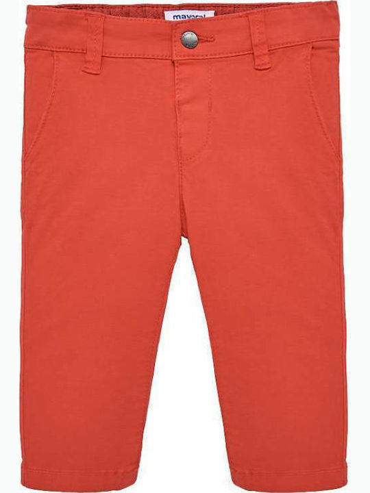 Mayoral Boys Fabric Trouser Orange