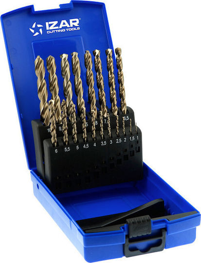 Izar Set of 19 Drills Cobaltium for Metal