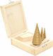 Geko Set of 3 Conical Drills HSS Titanium for Metal