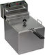 M&M equipment Fryer Electrică 400V 4.5kW Capacity 7lt 26x39.5x37.5cm F 70 C