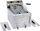 Roller Grill Elektrische Fritteuse 6kW Kapazität 8Es 40x60x46.5cm RFE8D