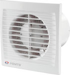 Vents 100 S 590910.0009 Wall-mounted Ventilator Bathroom 100mm White