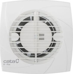 Cata B 8 Plus Wall-mounted Ventilator Bathroom 90mm White