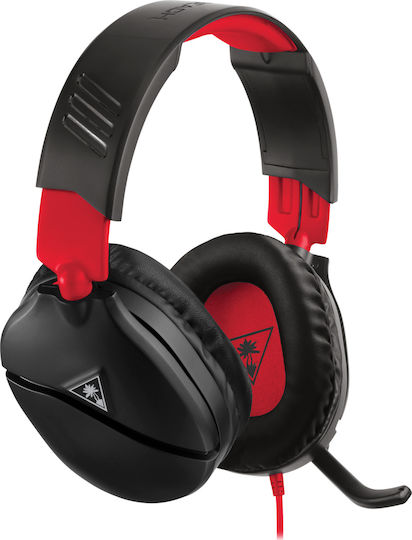 Turtle Beach Recon 70 Over Ear Gaming Headset with Connection 3.5mm Red