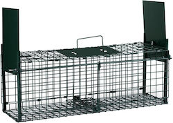 Foldable Metal Cage Copele Trap for Rats with 2 Doors, Dimensions:20x61xh25cm