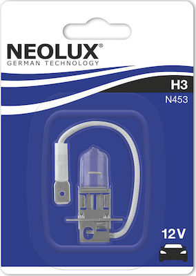 Neolux Lămpi Autoturismului Standard H3 Halogen 3200K Alb cald 12V 55W 1buc