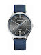 Bering Time Watch Battery with Blue Fabric Strap 11739-873