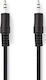 Nedis Cablu Audio 3,5 mm Male - 3,5 mm Male Negru 5m CAGP22000BK50