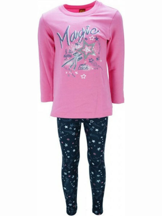 Trax Kinder Set mit Leggings Winter 2Stück Rosa