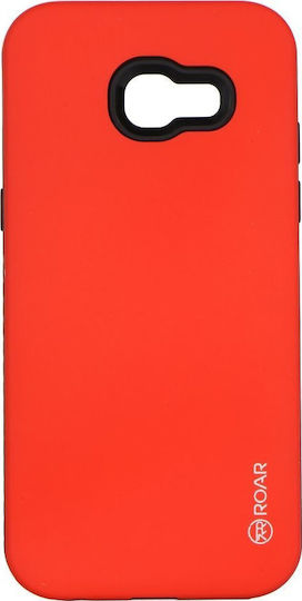 Powertech Rico Armor Umschlag Rückseite Silikon Rot (Galaxy A5 2017)