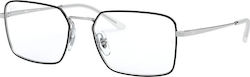 Ray Ban Women's Prescription Eyeglass Frames Black RX 6440 2983