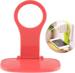 Phone Holder Βάση Φόρτισης Κινητού σε Κόκκινο χρώμα