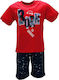 Trax Kids Set with Shorts Summer 2pcs Red