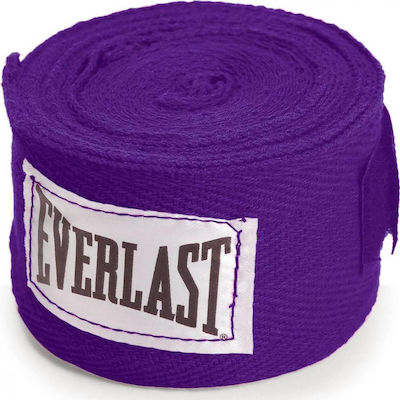 Everlast Classic Cotton 4455 Martial Arts Hand Wraps 2.75m Lila