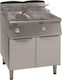Giorik Fryer Gas Double 33kW Capacity 2x17lt 80x70x90cm