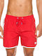 Arena Team Stripe Herren Badebekleidung Shorts Rot Gestreift