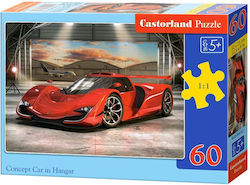 Kids Puzzle Concept Car In Hangar for 5++ Years 60pcs Castorland