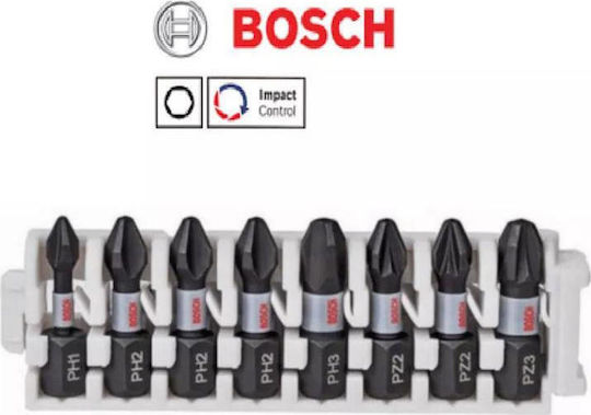 Bosch Σετ 8 Μύτες Κατσαβιδιού