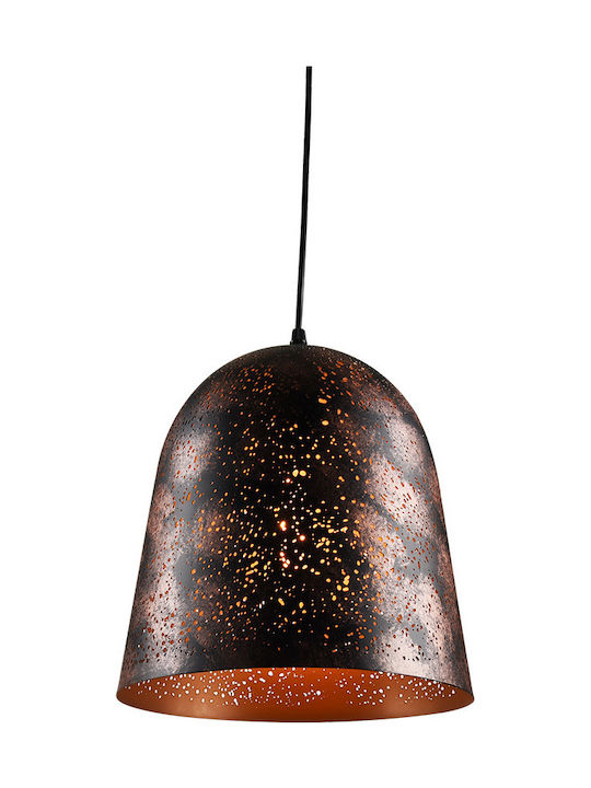 Lucas Pendant Light Single-Light Bell for Socket E27 Bronze