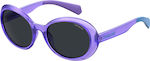 Polaroid Kids Sunglasses Polarized Purple PLD8033/S B3V/C3