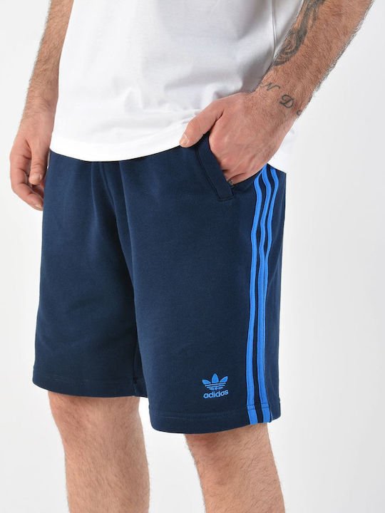 adidas Originals 3 Stripes Αθλητική Ανδρική Βερμούδα Regular Fit Navy Μπλε