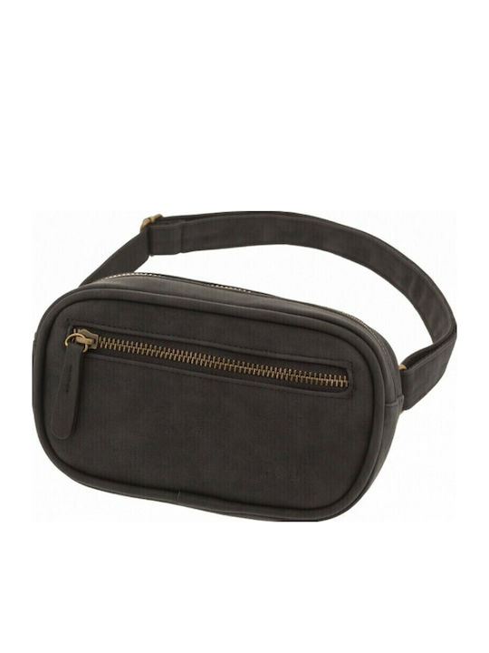 Lady Leather Waist Bag Brown