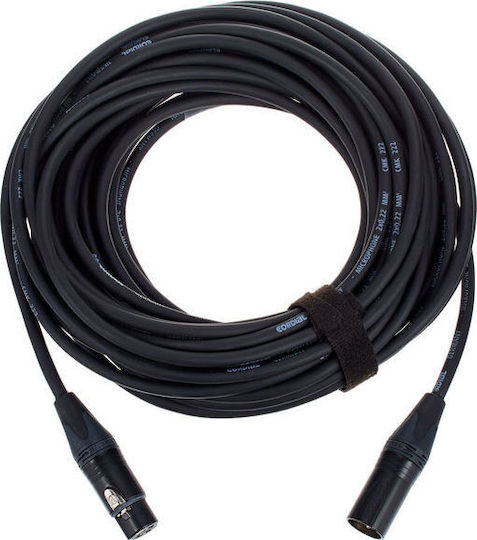 Cordial Kabel XLR-Stecker - XLR-Buchse Schwarz 15m CPM 15 FM