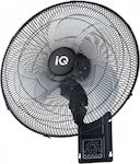 IQ MWF-18R Commercial Round Fan with Remote Control 100W 45cm with Remote Control Black MWF-18R