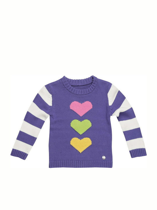 Energiers Children's Sweater Long Sleeve Purple