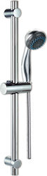 Viospiral Novara Slide Bar with Showerhead and Hose