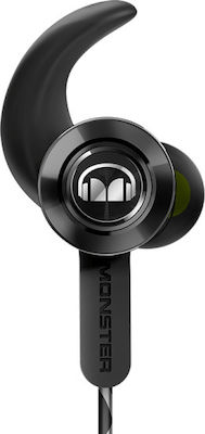 Monster iSport Victory In-ear Bluetooth Handsfree Ακουστικά με Αντοχή στον Ιδρώτα Μαύρα