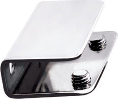 Karag Mensole Stainless Steel Shelf Brackets Silver 25x45mm 2pcs 9002