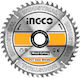 Ingco TSB125423 Cutting Disc Wood 254mm with 60 Teeth 1pcs