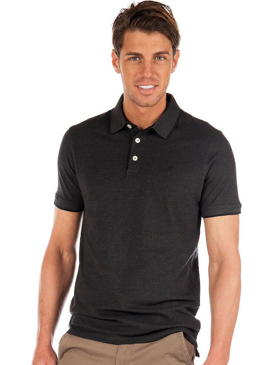 Jack & Jones Tricou Polo Gri Închis Melanj