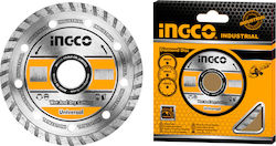 Ingco Turbo Δίσκος Κοπής Δομικών Υλικών 115mm