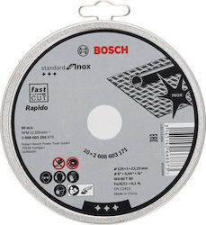 Bosch Standard Δίσκος Κοπής Μετάλλου 125mm