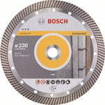 Bosch Diamond Cutting Disc Universal Turbo 230mm Cutting Disc Construction Materials Hole Diameter 230mm 1pcs