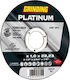 Grinding Inox Platinum Cutting Disc 125x1.0mm Metal Cutting Disc 125mm