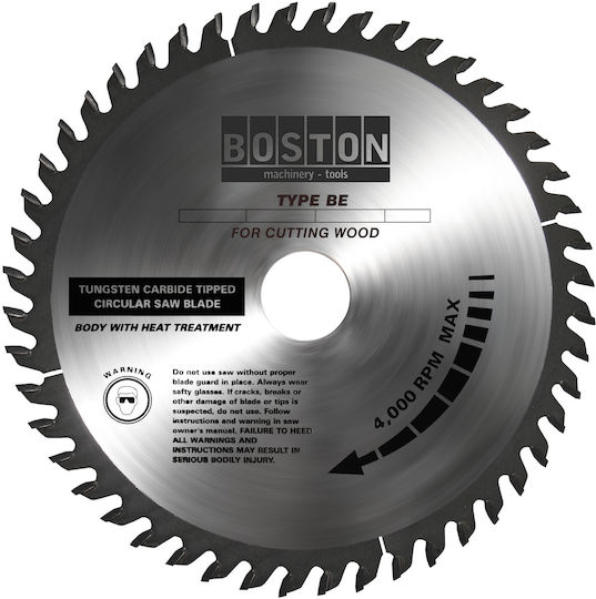 Boston Δίσκος Κοπής Ξύλου με 40 Δόντια 160mm