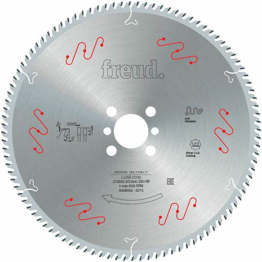 Freud Cutting Disc for Aluminum & Non-Ferrous Metals 350mm Cutting Disc Metal Hole Diameter 350mm 1pcs