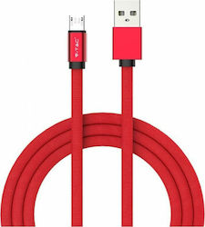 V-TAC Ruby 8497 Плетен USB 2.0 към Микро USB 1м Червен