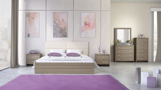 Bedroom Furniture Set No 6 Mocha (With Balloon) 160x200cm 6pcs