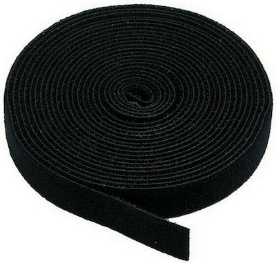 Powertech Black Fabric Velcro Tape Sewing Supply