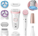 Braun Silk-Epil Σετ Αποτρίχωσης Epilator για Πρόσωπο, Σώμα & Μπικίνι 9-975