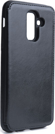Forcell Wallet Synthetic Leather Black (Galaxy A6+ 2018)