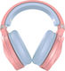 Asus ROG Strix Fusion 300 Over Ear Gaming Headset με σύνδεση 3.5mm / USB Ροζ