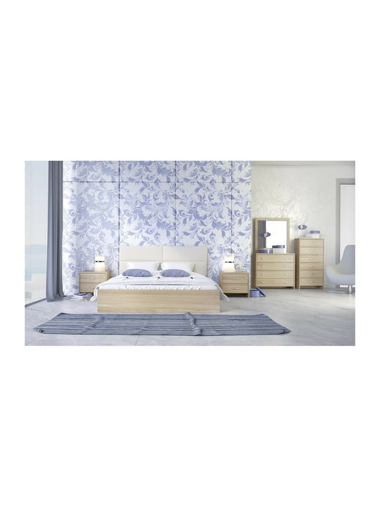 Bedroom Furniture Set No 6 Latte Κεφαλάρι Τεχνόδερμα 150x200cm 6pcs