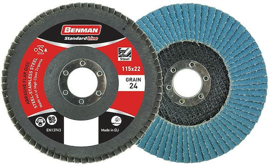 Benman Grinding Disc Metal 115mm Winged P36